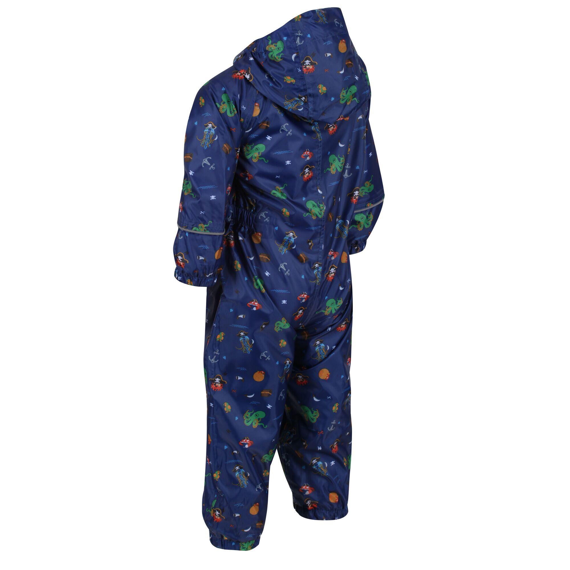 Pobble Kids' Hiking Waterproof Puddlesuit - Dark Blue 2/4