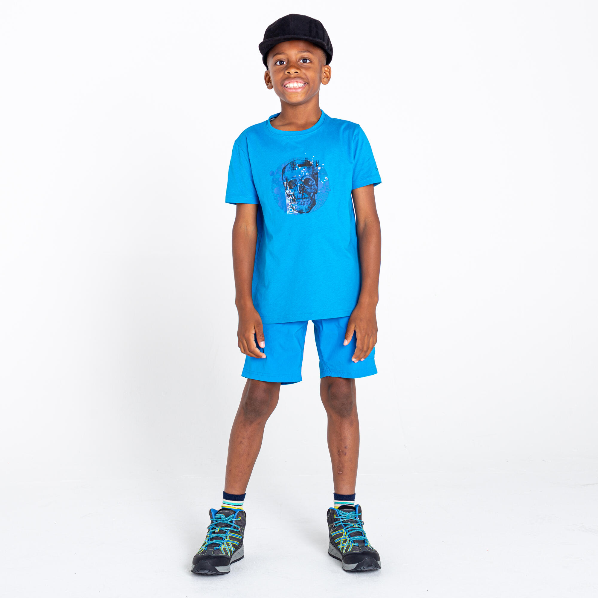 Reprise II Kids Hiking Shorts - Teton Blue 1/5