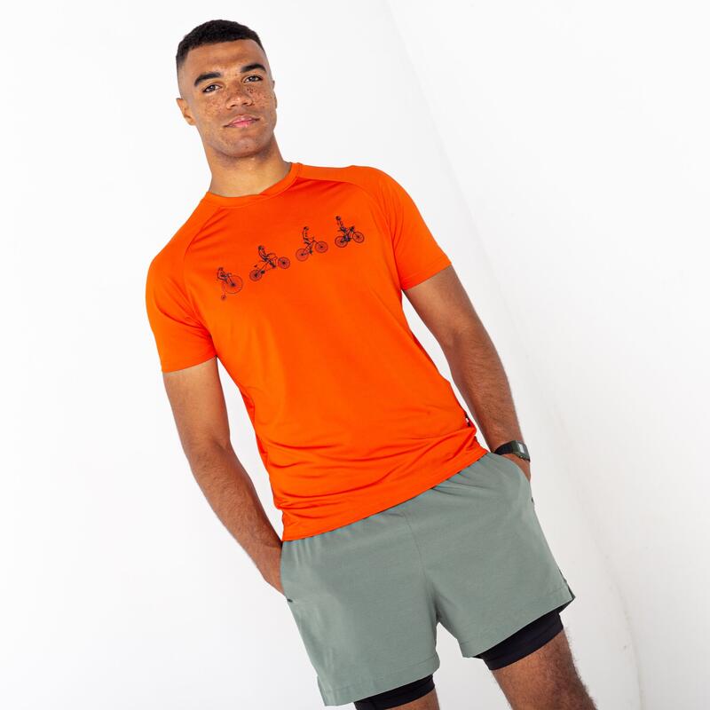 Righteous III T-shirt Fitness à manches courtes pour homme - Orange moyen