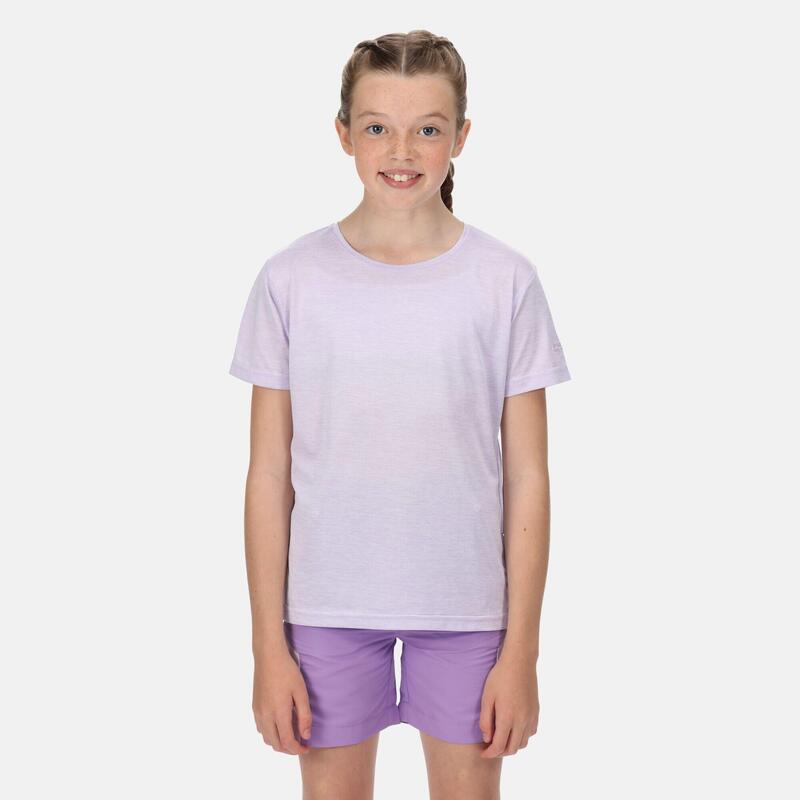 Fingal Edition wandel-T-shirt met korte mouwen voor kinderen - Paars