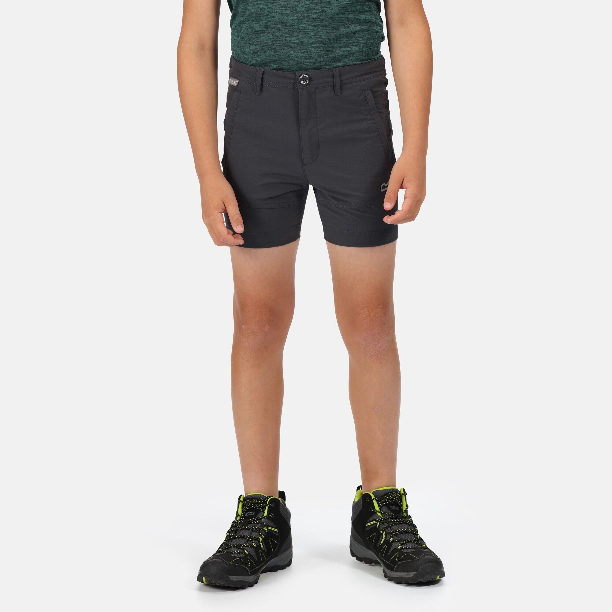 Highton Kids Walking Shorts - Grey 1/5