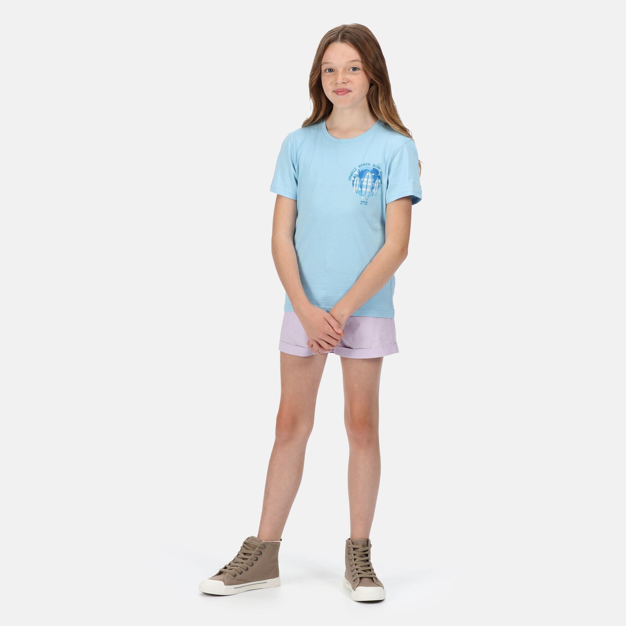 Bosley V Kids Walking Short Sleeve T-Shirt - Powder Blue 3/5