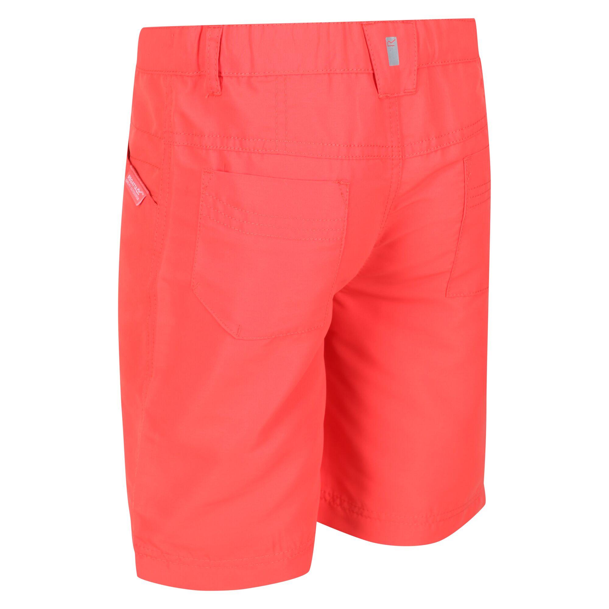 Sorcer II Kids Walking Shorts - Neon Peach 5/5