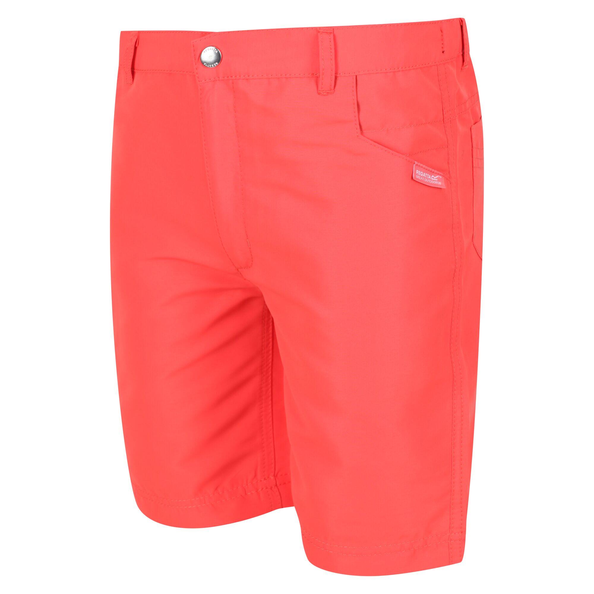 Sorcer II Kids Walking Shorts - Neon Peach 4/5