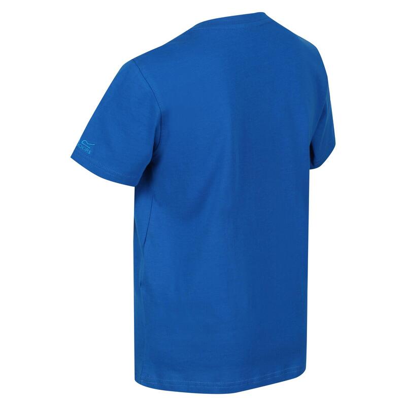 Camiseta Bosley V Playa para Niños/Niñas Azul Imperial