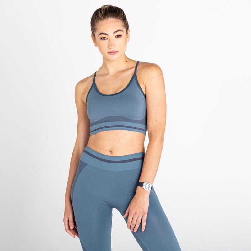 Dont Sweat It fitnessbh voor dames - Blauw