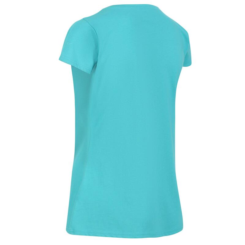 Wandershirt Breezed II Freizeit Damen Turquoise Atmungsaktiv REGATTA