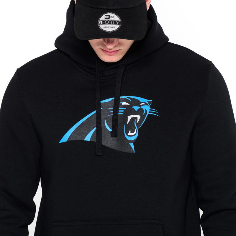 Sweat capuche New Era avec logo de l'équipe Carolina Panthers