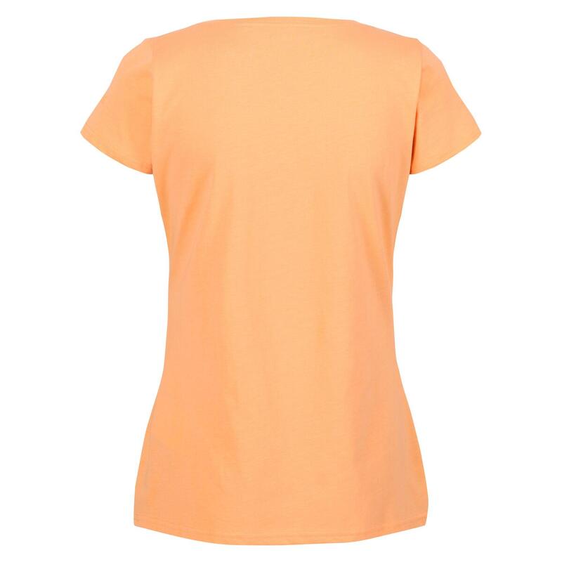 Tshirt BREEZED Femme (Orange clair)