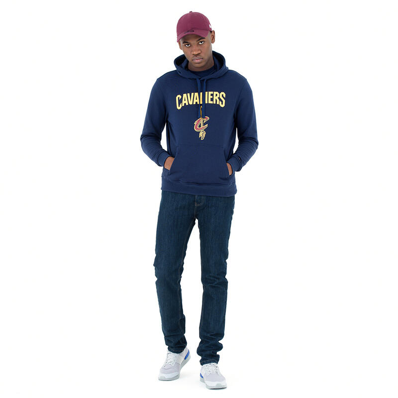 Sweat   capuche New Era  avec logo de l'équipe Cleveland Cavaliers