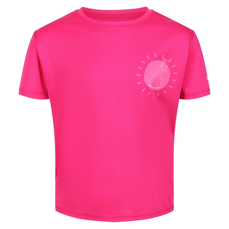 Alvarado VI T-shirt de marche à manches courtes pour enfant - Rose
