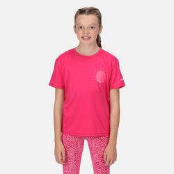 Alvarado VI wandel-T-shirt met korte mouwen voor kinderen - Roze