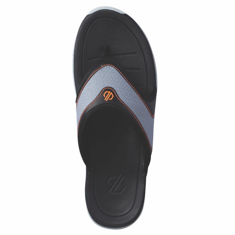 Xiro Flip-Flops zum Schwimmen für Herren - Hellgrau/Orange