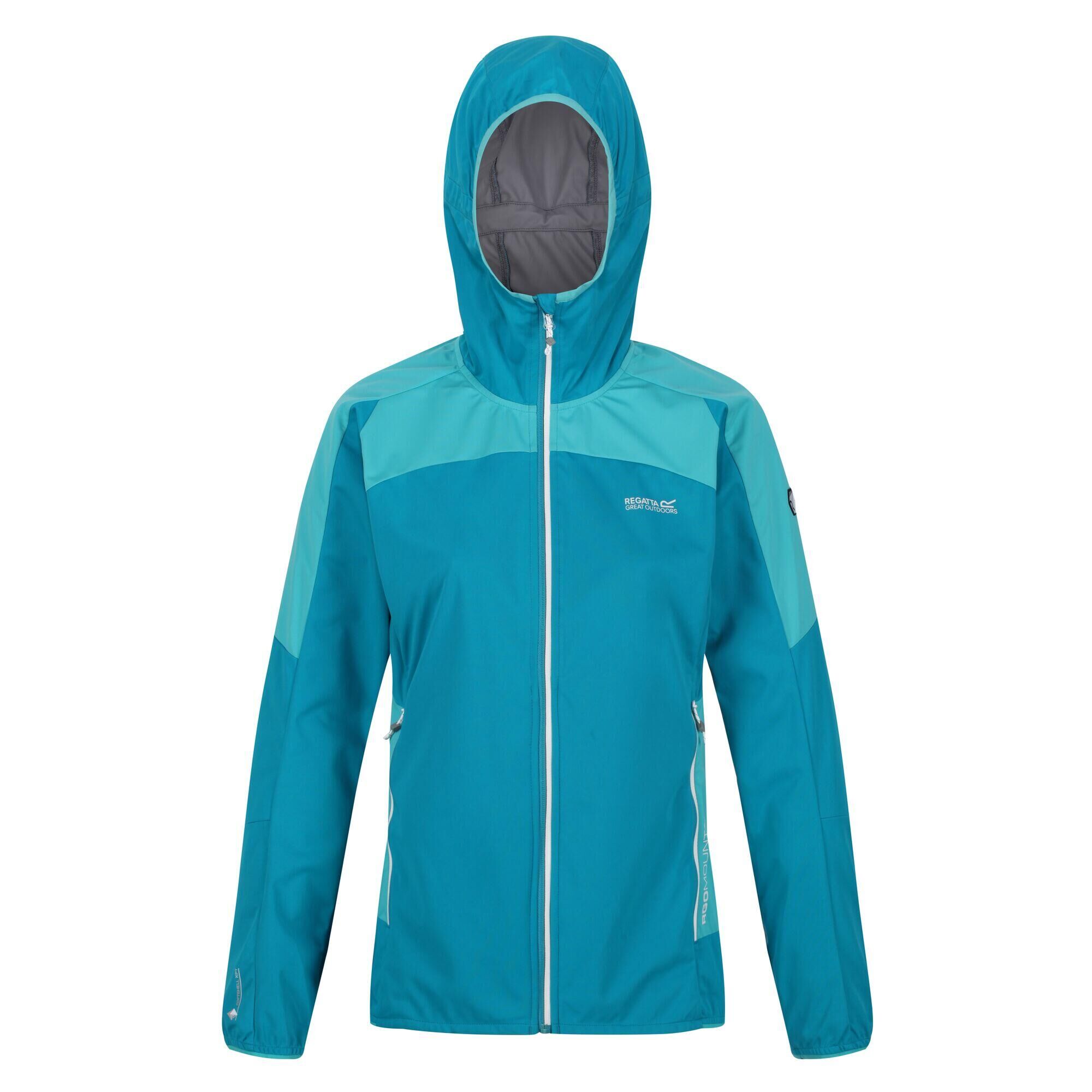 REGATTA Womens/Ladies Tarvos IV Softshell Jacket (Enamel/Turquoise)