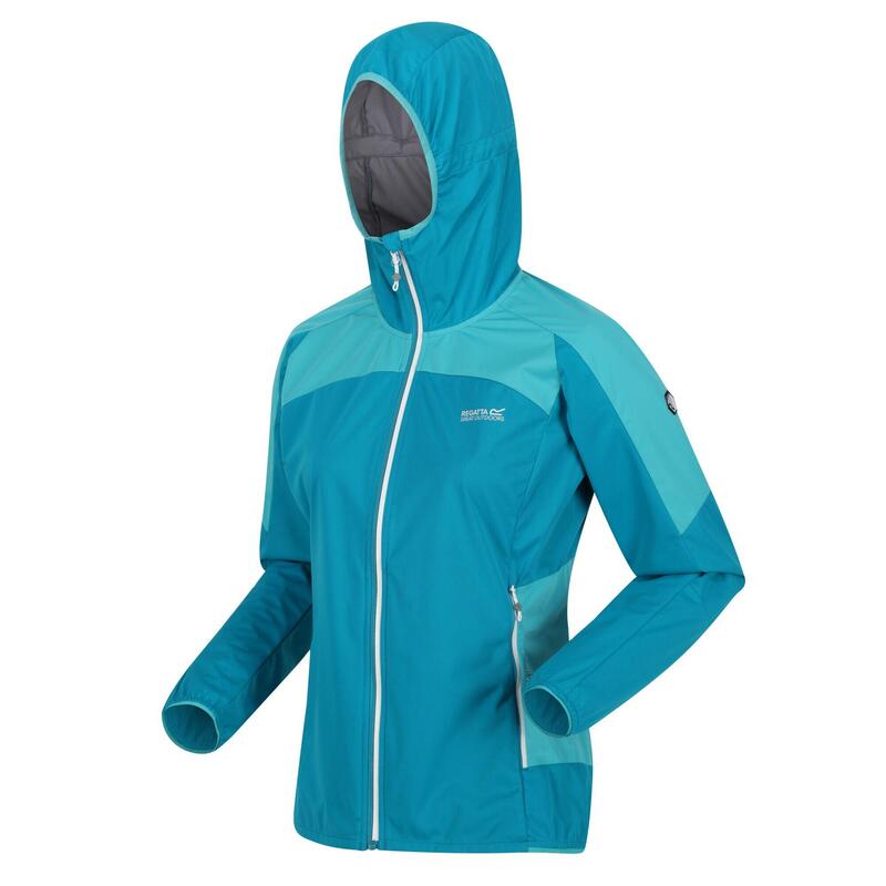 Tarvos IV softshell wandeljas voor dames - Blauw