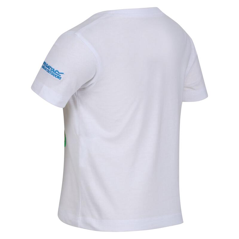 T-Shirt Manga Curta Porquinha Peppa Criança Branco