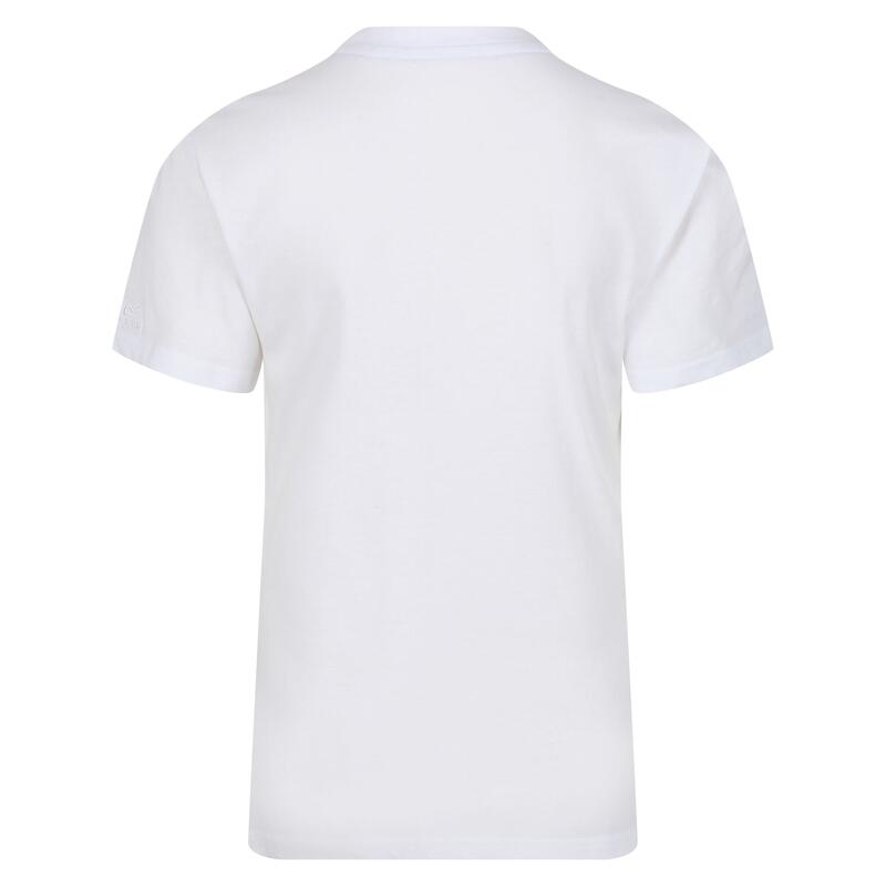 Camiseta Bosley V Playa para Niños/Niñas Blanco