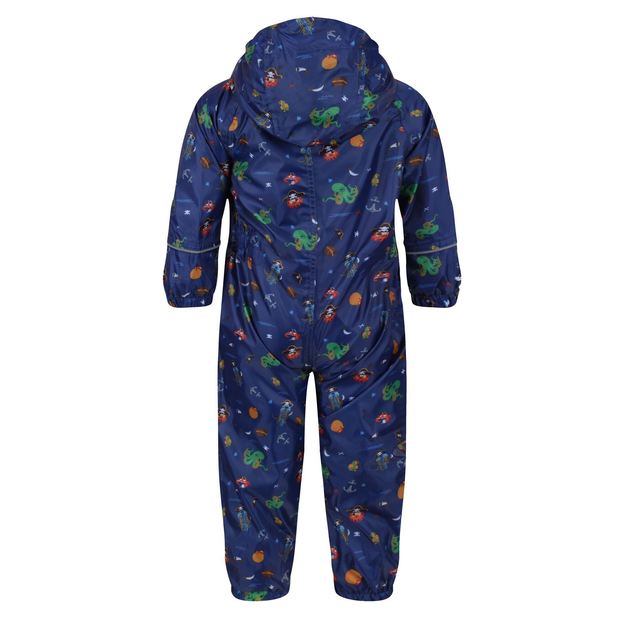 Pobble Kids' Hiking Waterproof Puddlesuit - Dark Blue 4/4