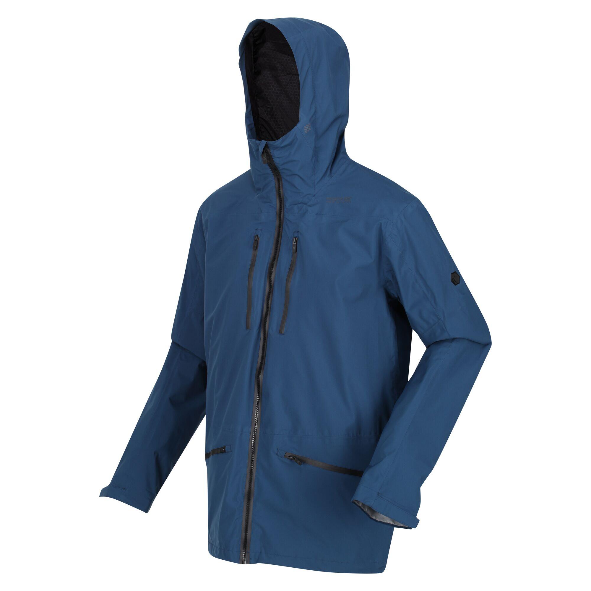 Mens Pulton II Waterproof Jacket (Moonlight Denim) 4/5
