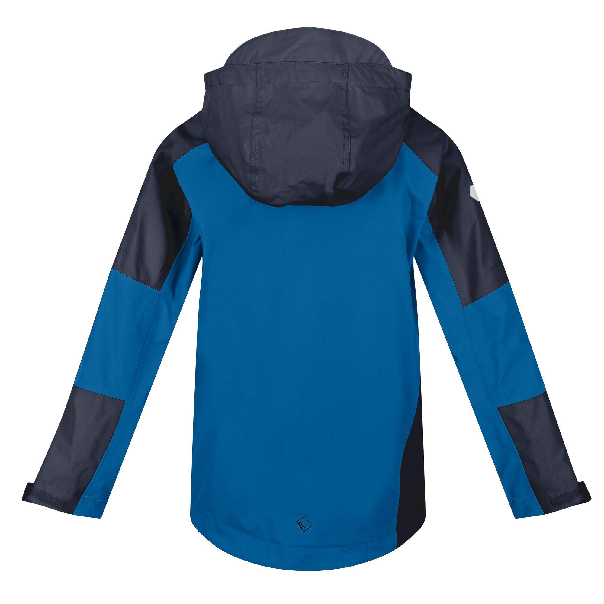 Childrens/Kids Calderdale II Waterproof Jacket (Imperial Blue/India Grey) 2/5
