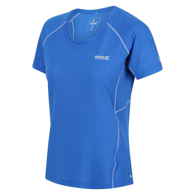 Devote II T-shirt Fitness pour femme - Bleu