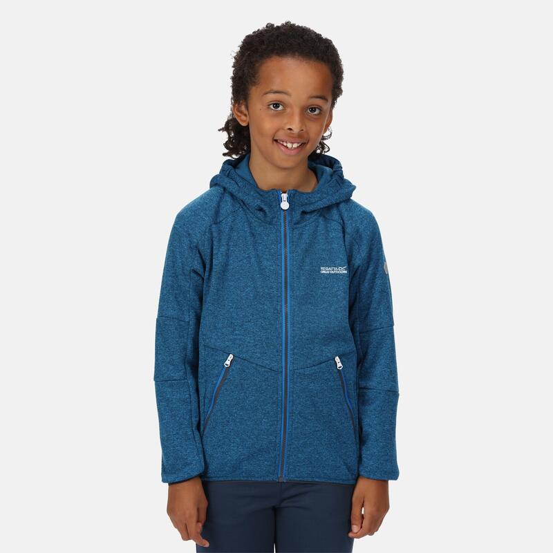 Maxwell Polaire de marche zippé pour enfant - Bleu