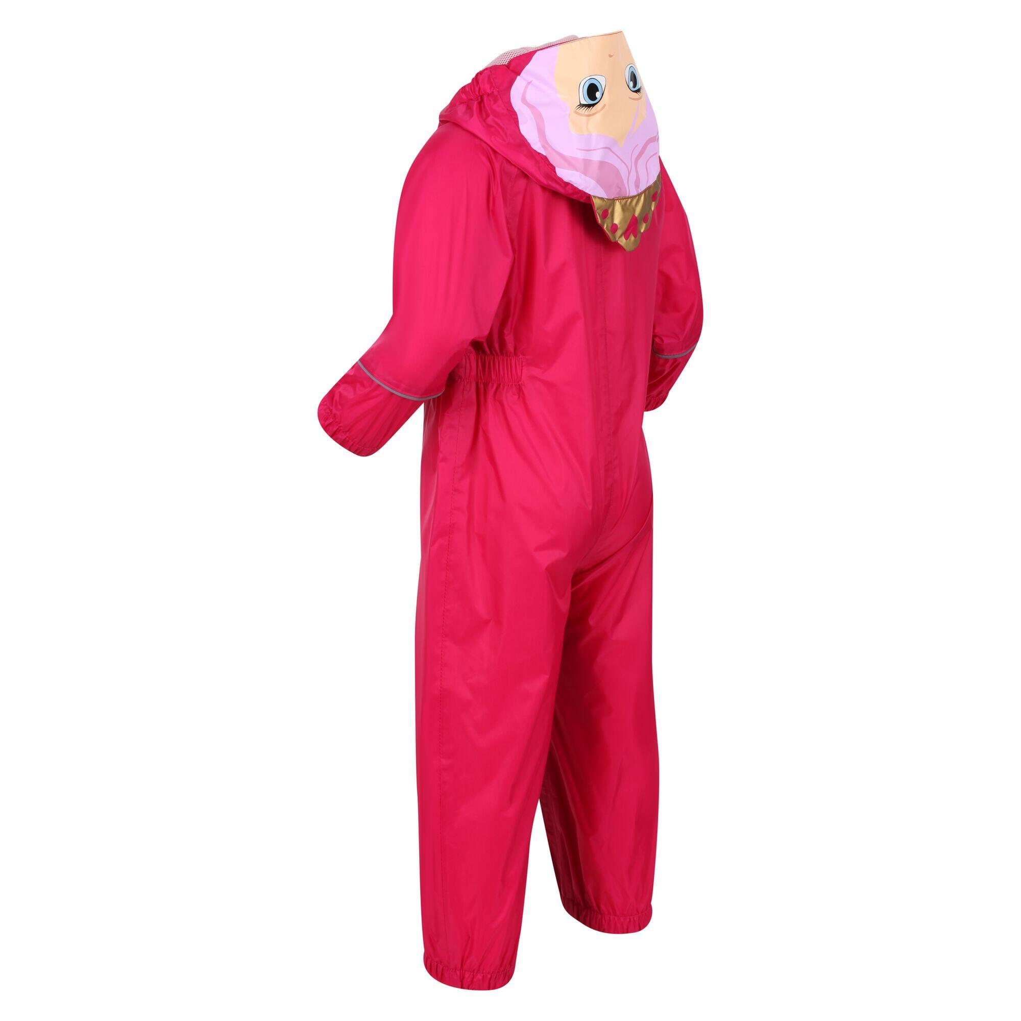 Charco Kids Hiking Hooded Puddle Suit - Pink Princess 5/5