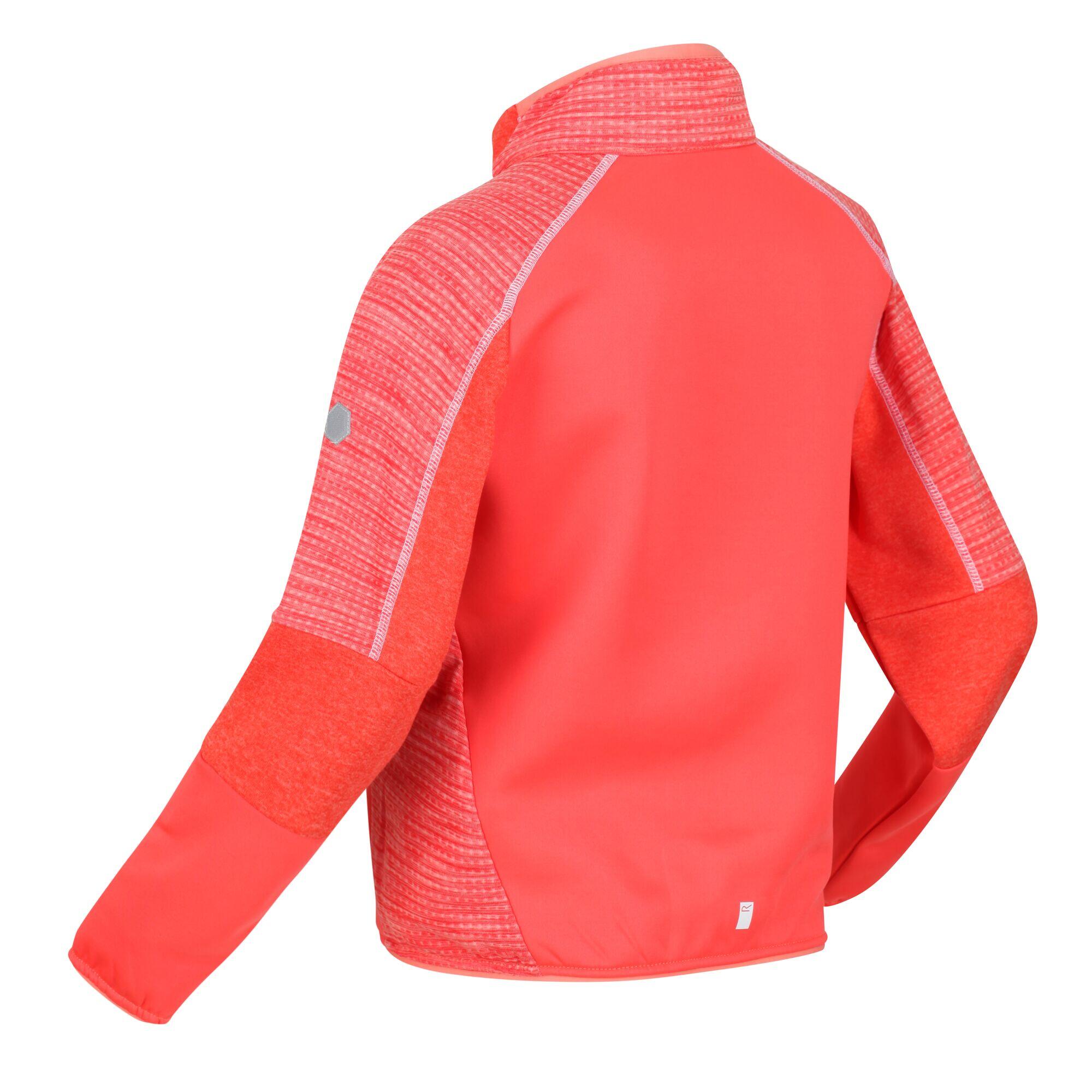 Oberon V Kids Walking Full Zip Fleece - Pink Coral 5/5