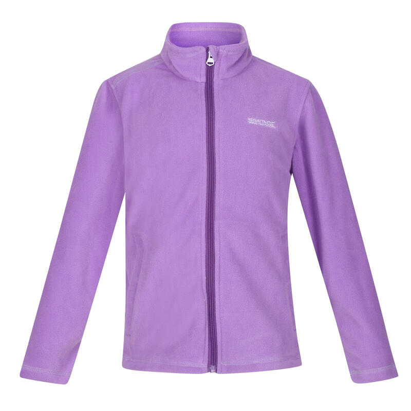 Great Outdoors Childrens/Kids King II Lightweight Full Zip Fleece Jacket (Purple