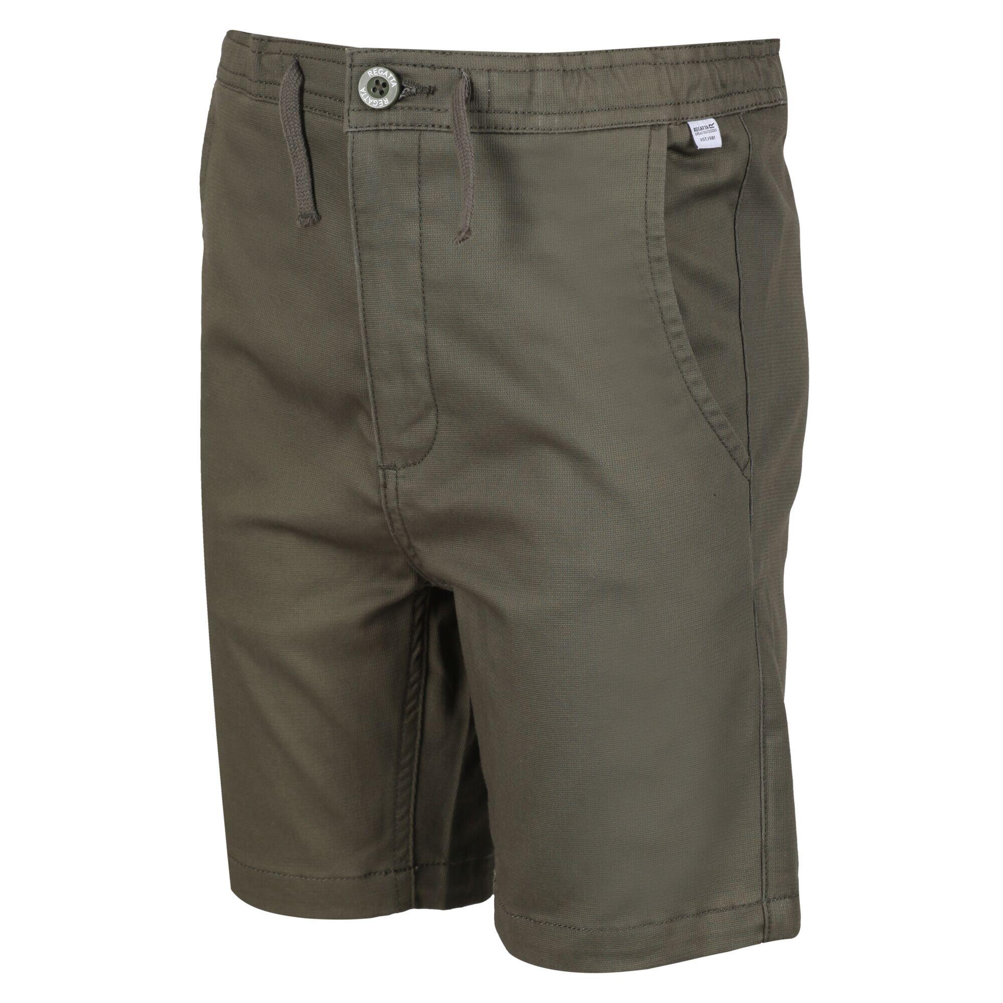 Alber Kids Walking Shorts - Grape Leaf Brown 4/5