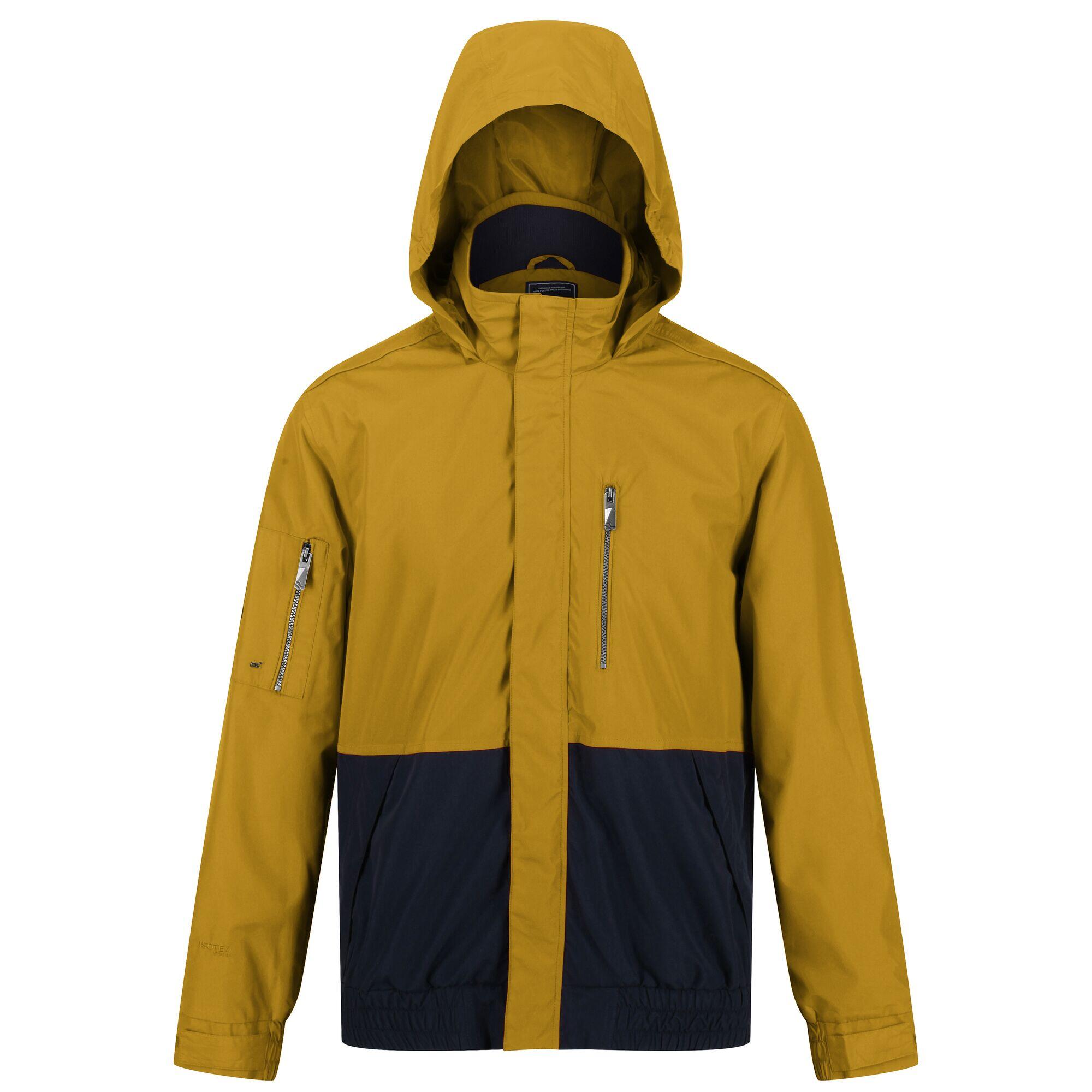 FEELDING Men's aviator jacket (Yellow / Navy)