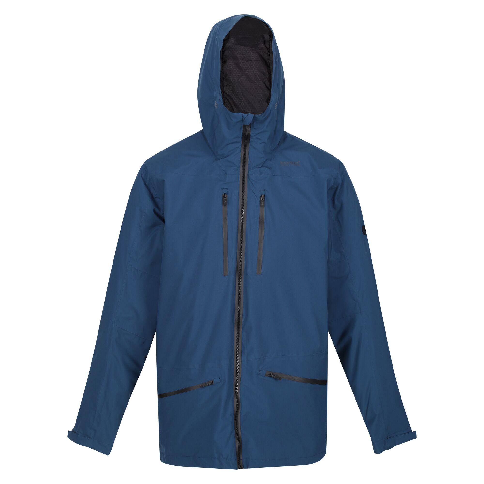 REGATTA Mens Pulton II Waterproof Jacket (Moonlight Denim)