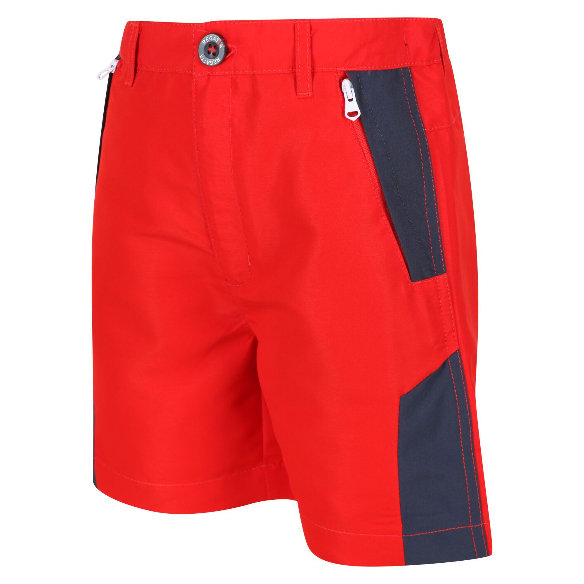 Sorcer Mountain II Kids Hiking Shorts - Fiery Red 4/5