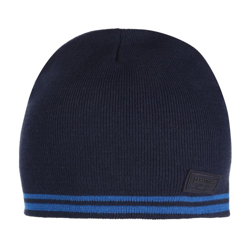 Tarka Bonnet de marche en maille pour homme - Marine