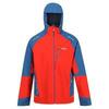 Veste imperméable HIGHTON PRO Homme (Rouge vif / Bleu)