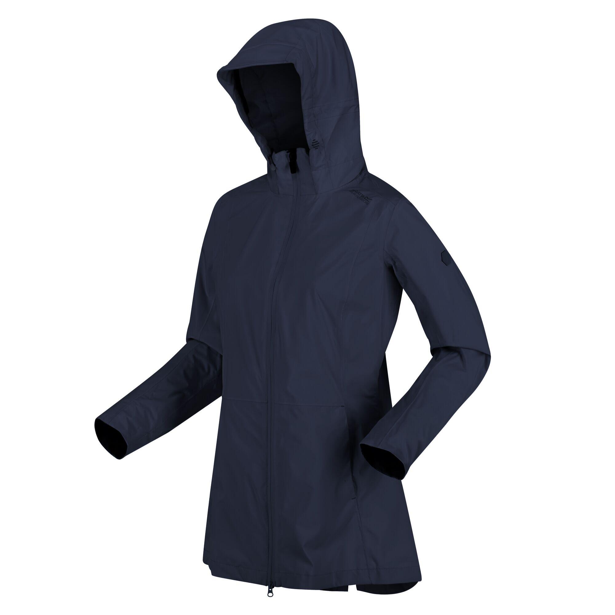 Women's PULTON waterproof jacket (Navy)