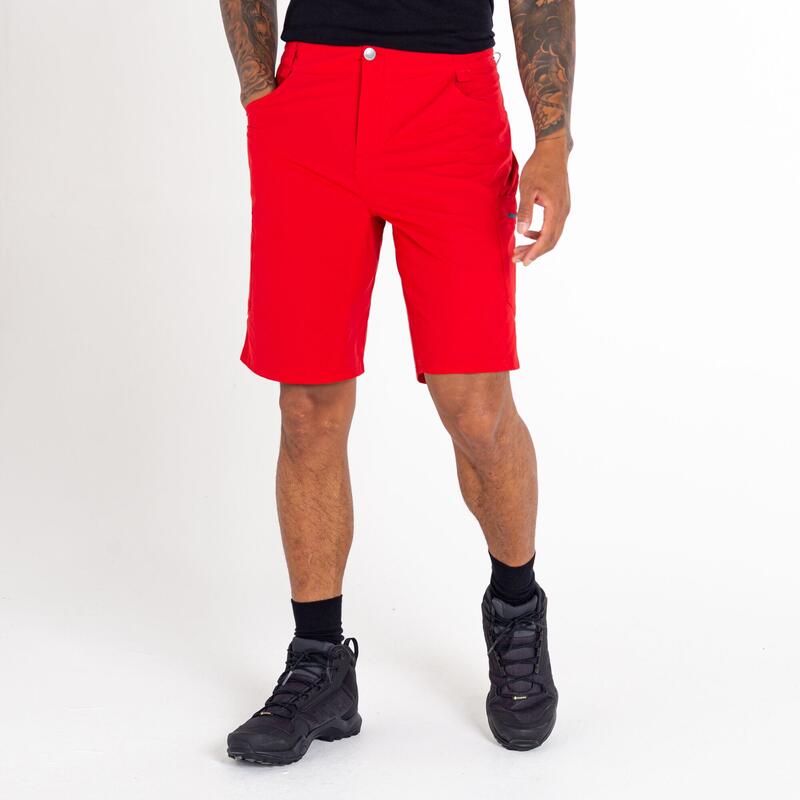 Tuned In II Short de marche pour homme - Rouge