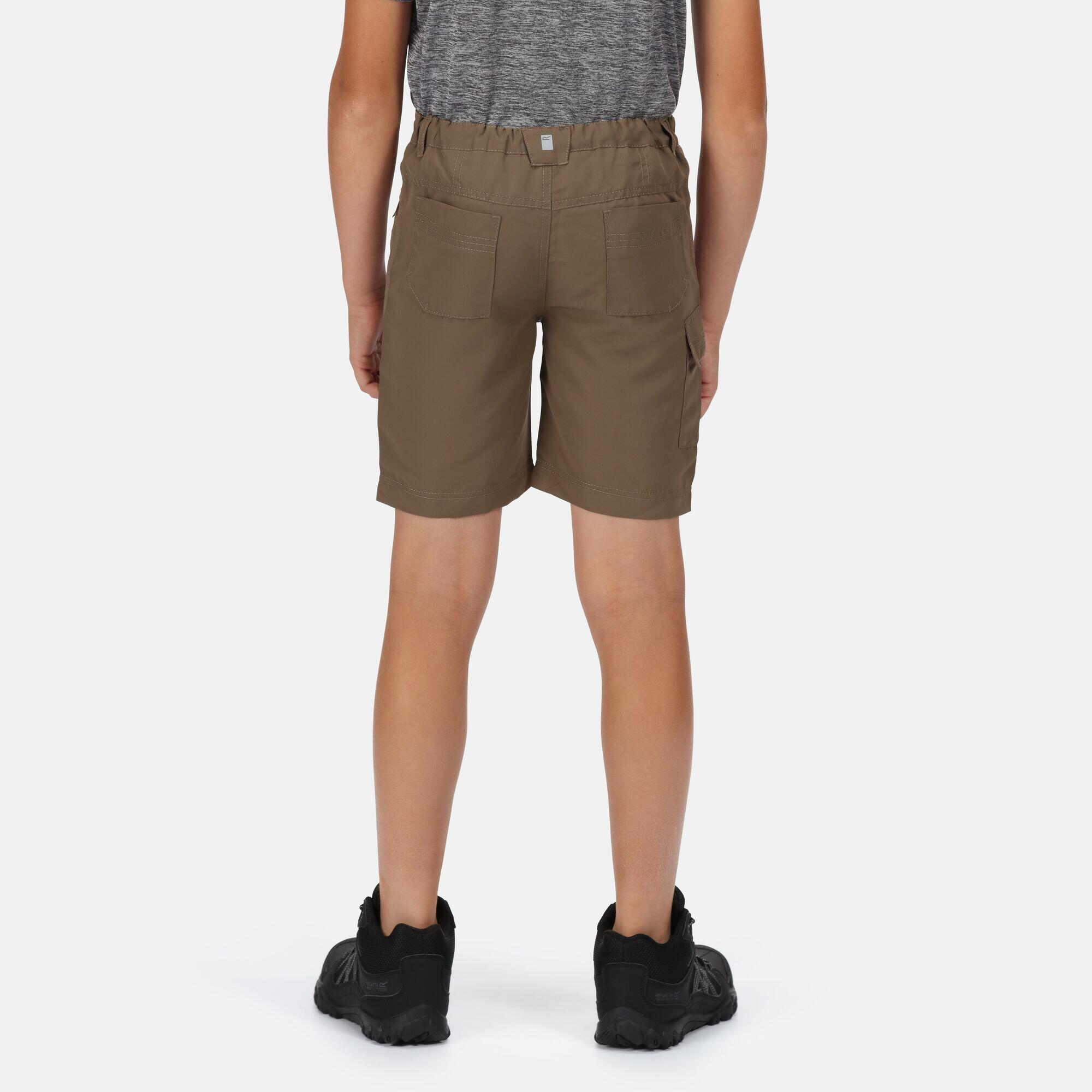 Sorcer II Kids Walking Shorts - Tree Top Brown 1/5