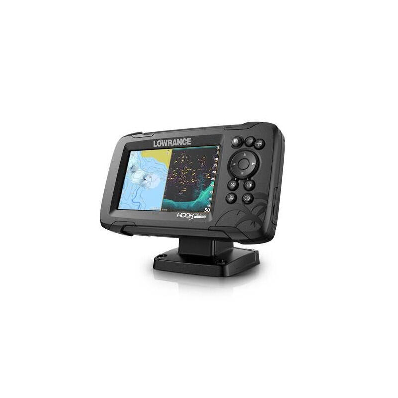 LOWRANCE HOOK REVEAL 5 GPS-Fischfinder + TA HDI-Tiefensonde