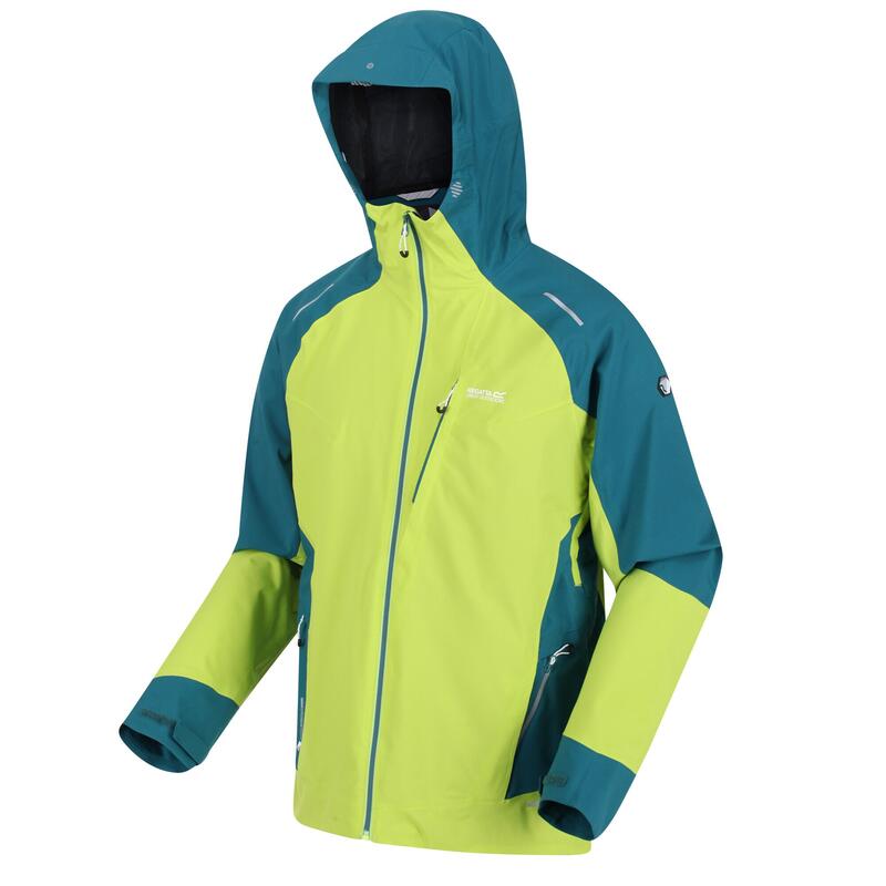 Chaqueta Impermeable Highton Pro para Hombre Kiwi Llamativo, Verde Pacífico