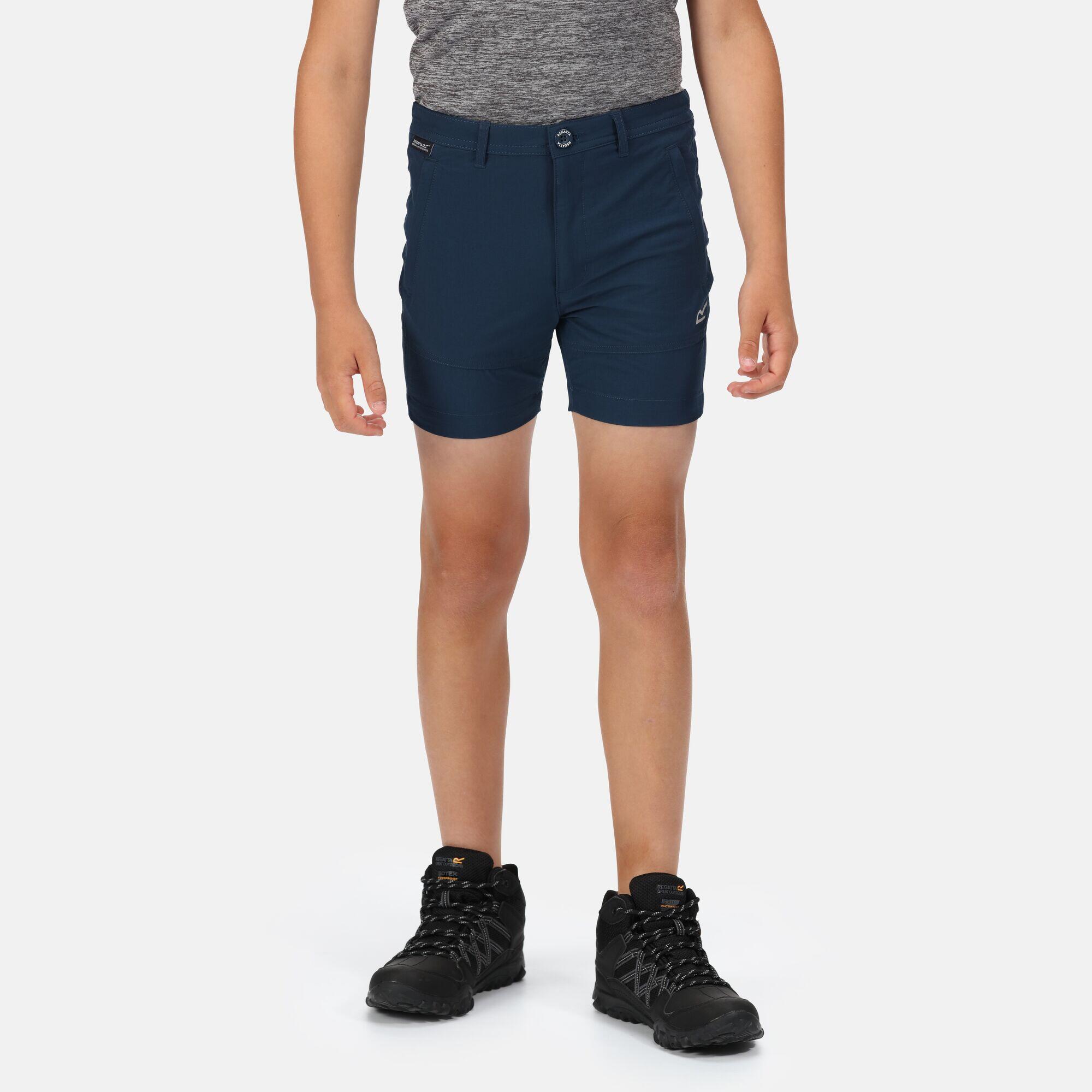 Highton Kids Walking Shorts - Moonlight Denim 1/2