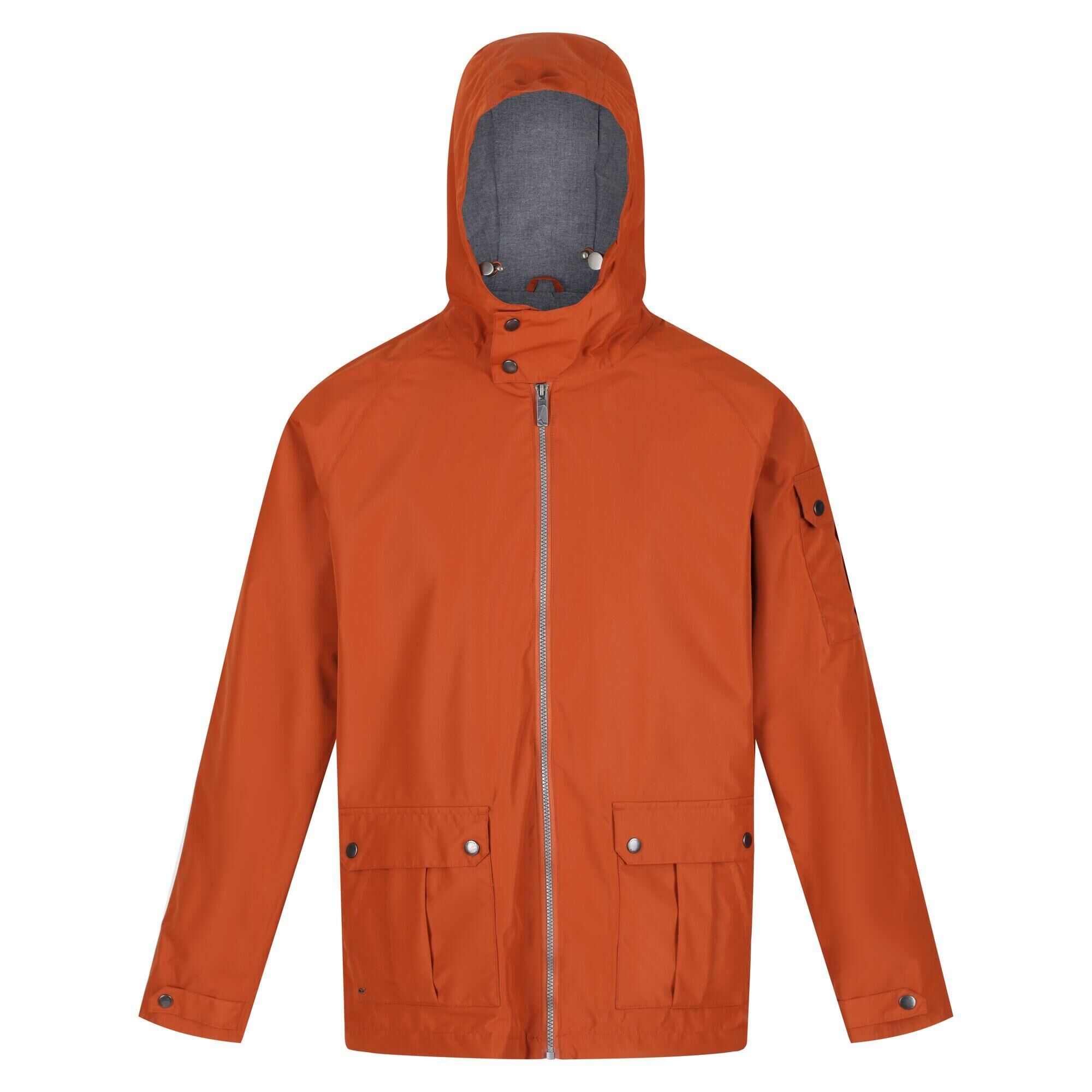 REGATTA Mens Bergen Waterproof Jacket (Radiant Pure Orange)