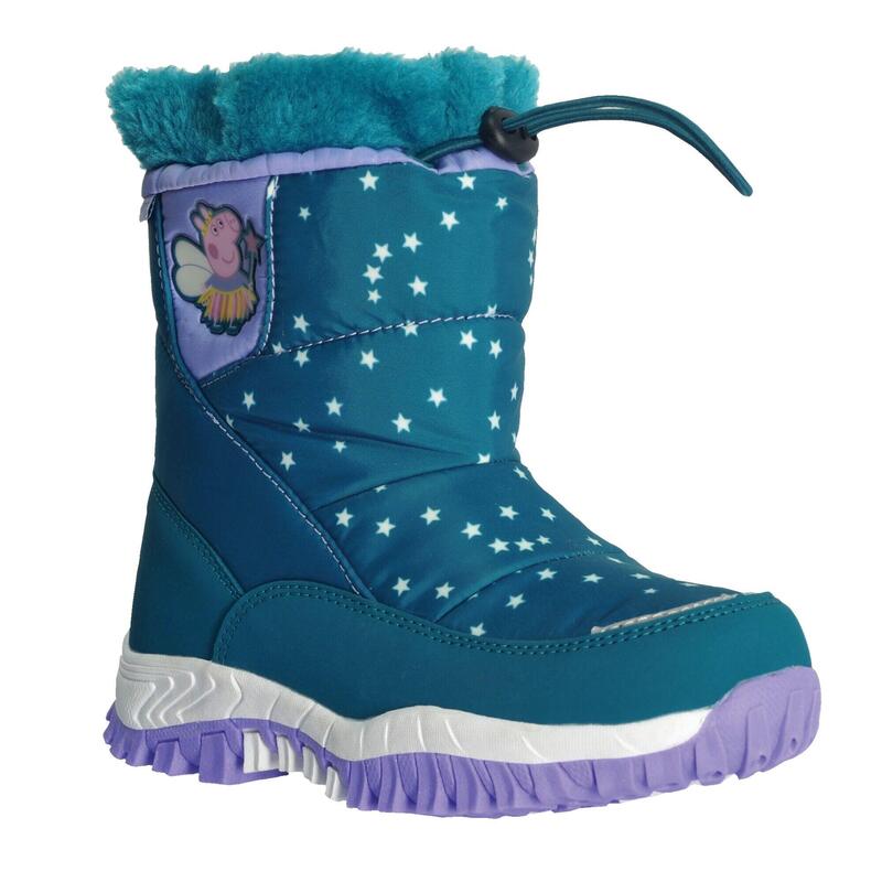 Peppa Pig Winter waterdichte wandellaarzen voor kinderen - Turkoois