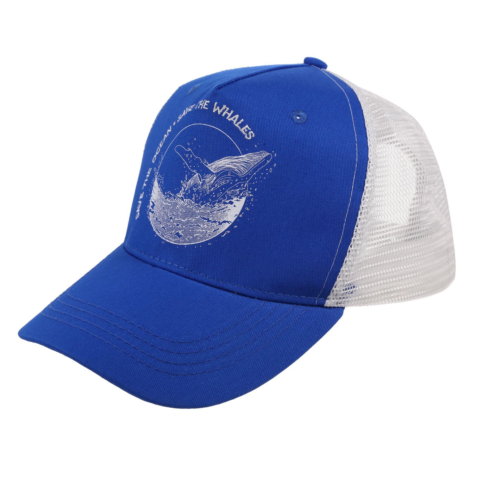 REGATTA Mens Tassian Whale Trucker Cap (Lapis Blue/White)