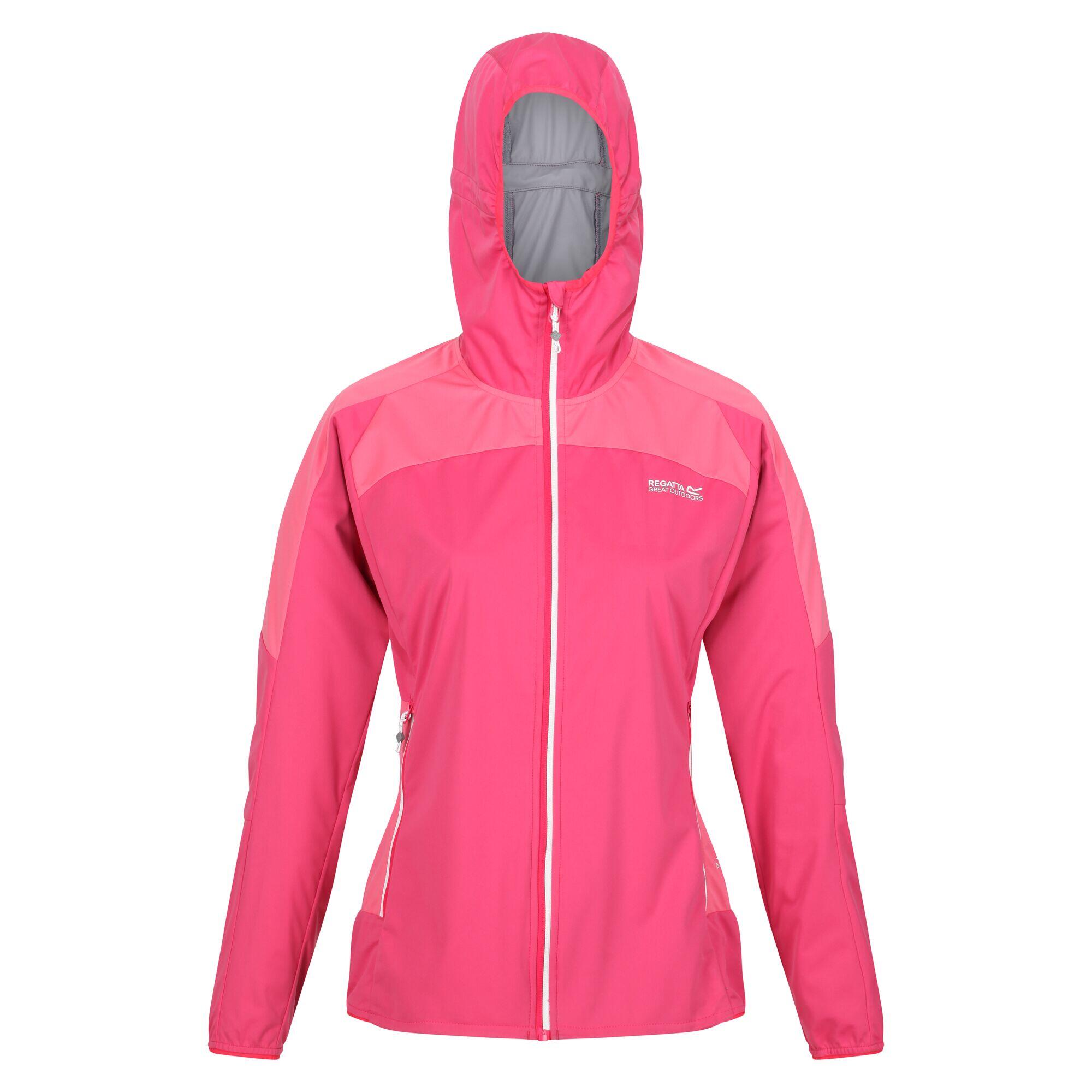 Womens/Ladies Tarvos IV Softshell Jacket (Rethink Pink/Tropical Pink) 1/5