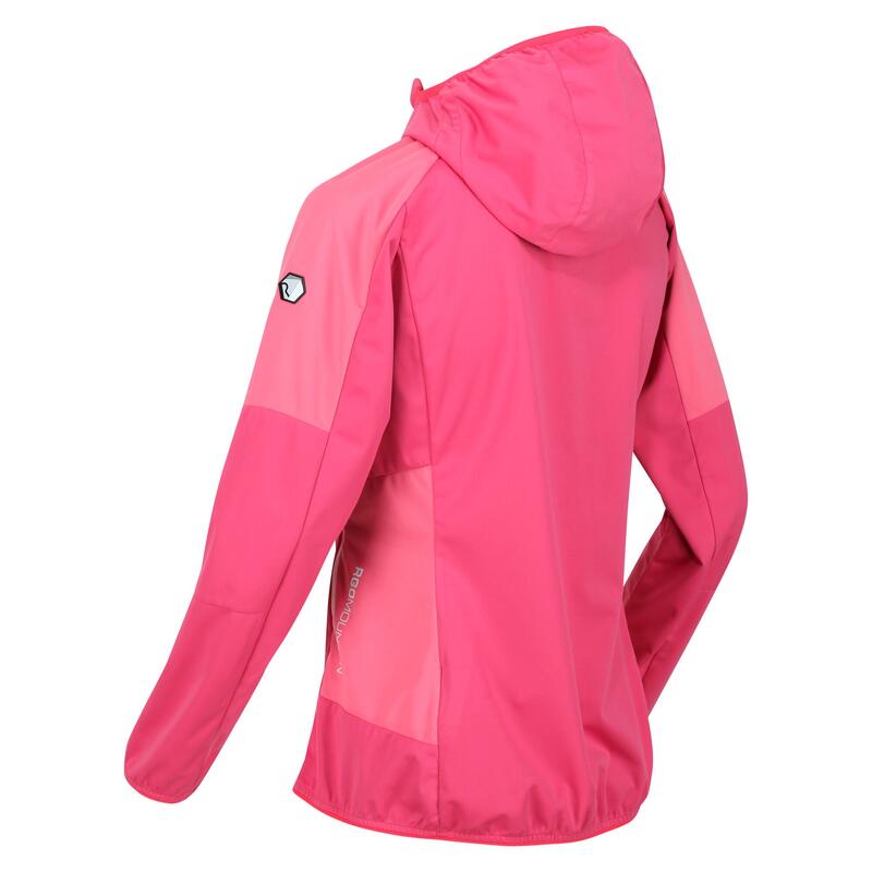 Tarvos IV softshell wandeljas voor dames - Roze