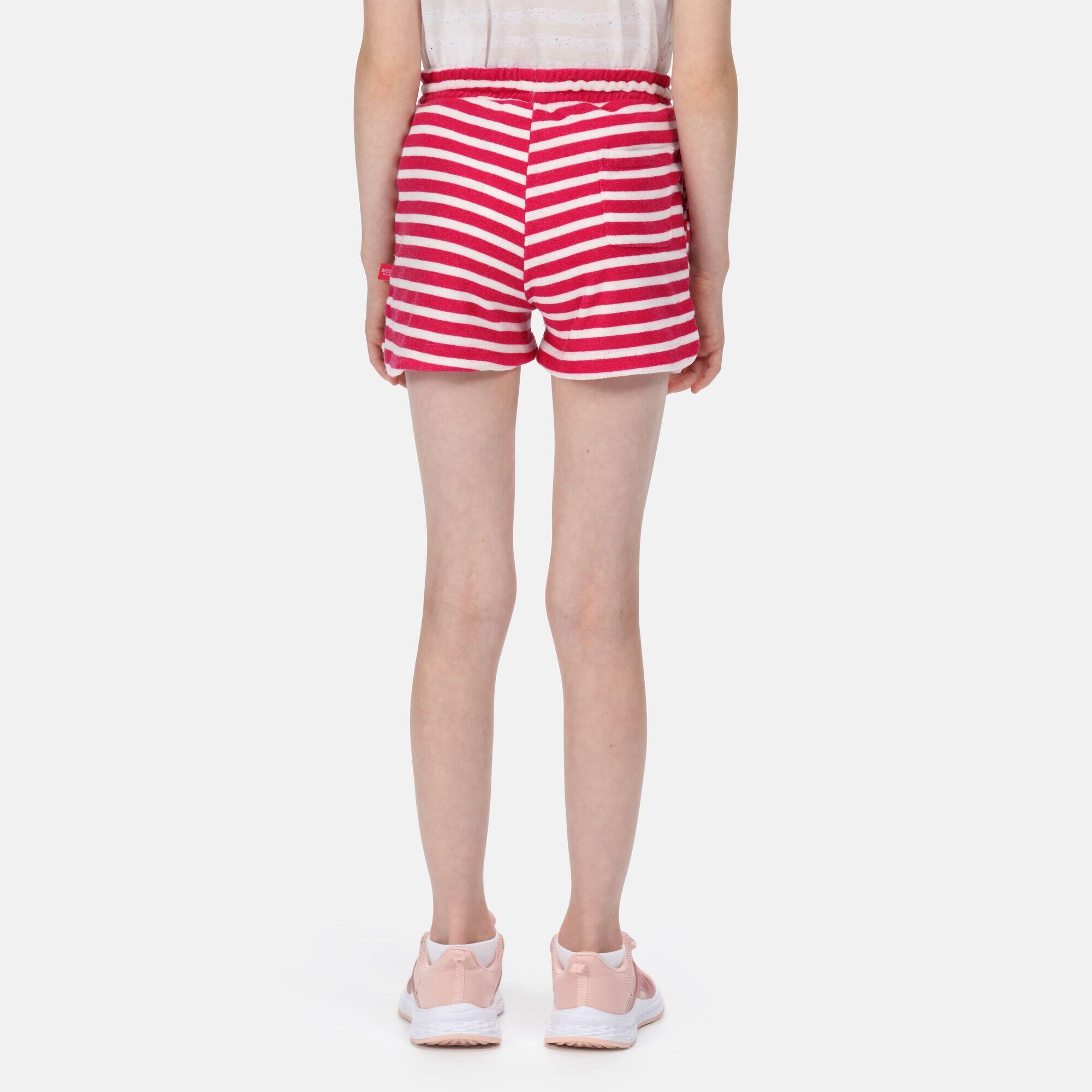Dayana Kids Walking Shorts - Pink Stripe 2/5