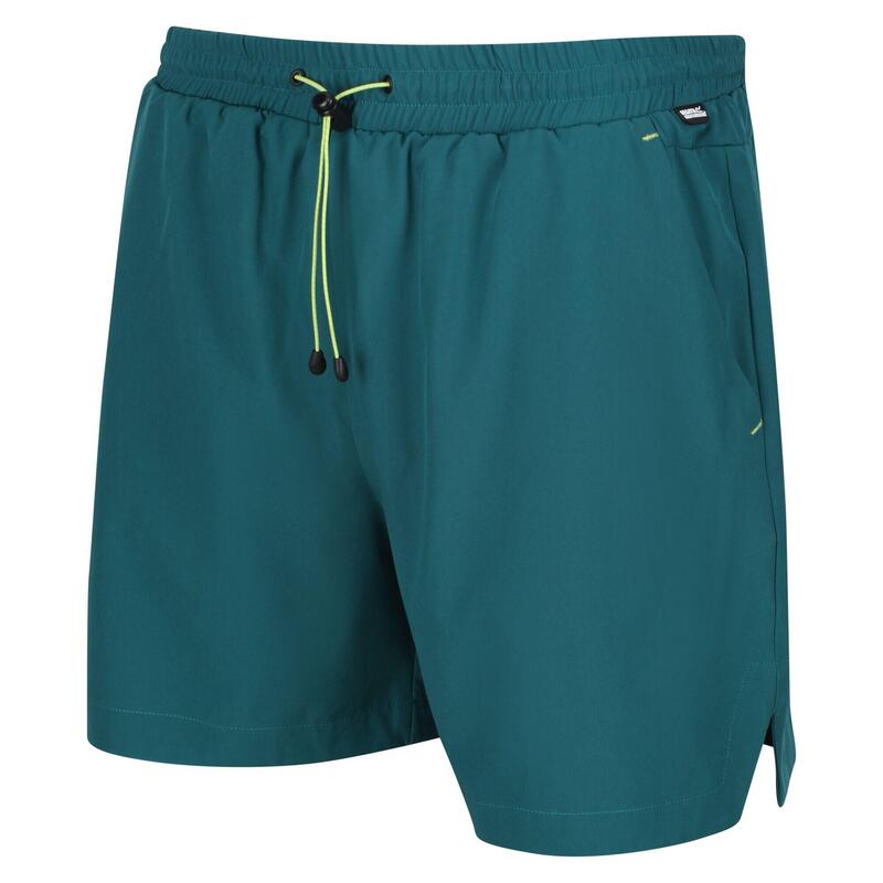 Hilston Men's Fitness Gym Shorts - Pacific Green