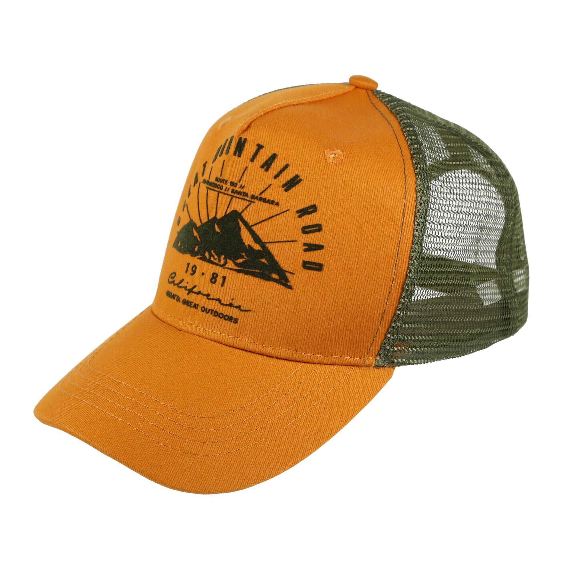 REGATTA Tassian Men's Walking Trucker Cap - Gingerbread Orange