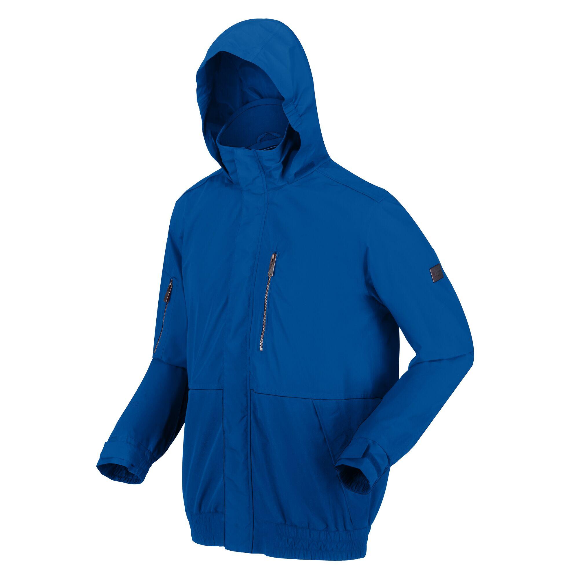 Mens Feelding Linear Waterproof Bomber Jacket (Lapis Blue) 3/5